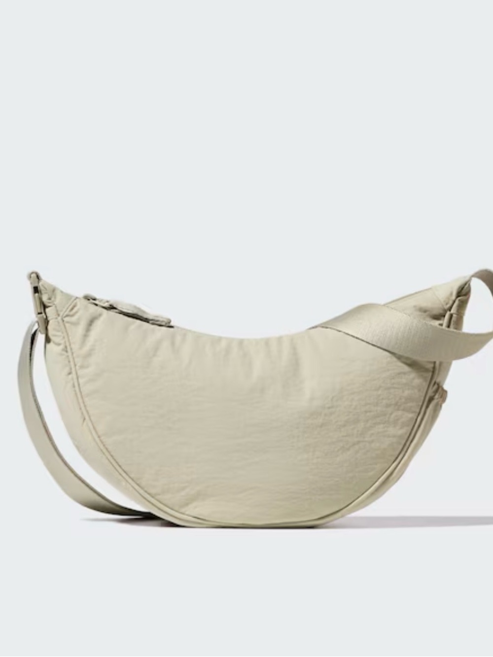 Uniqlo Round Mini Shoulder Bag in Beige